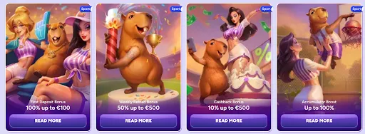 Sportske promocije u SpinBara Casinu – bonusi na prvi depozit, povrat novca i boostovi