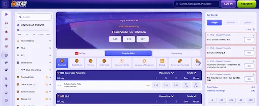 Sportsko klađenje na SpinBara casinu s aktivnim okladama i kvotama za FIFA Club World Cup