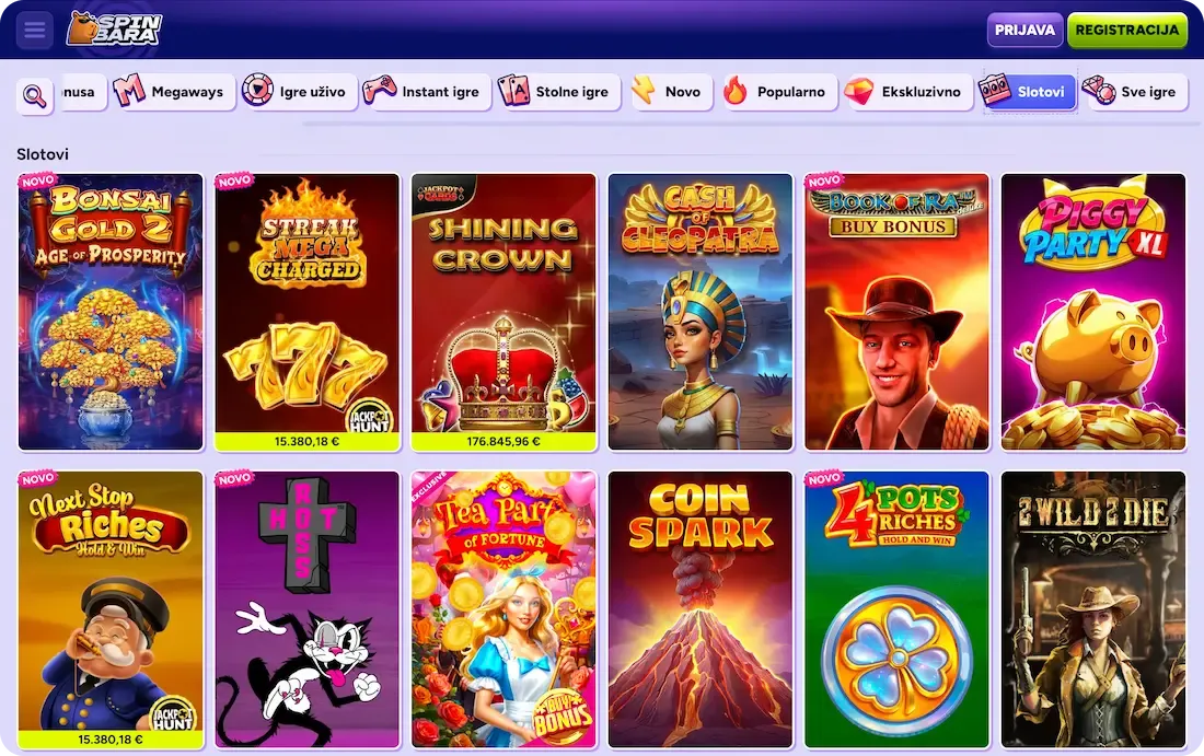 spinbara casino igre slotovi